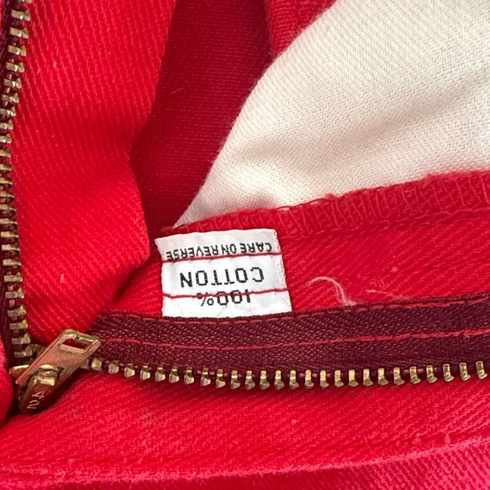 Oscar de la Renta Red Jeans—Read description - Picture 4 of 7